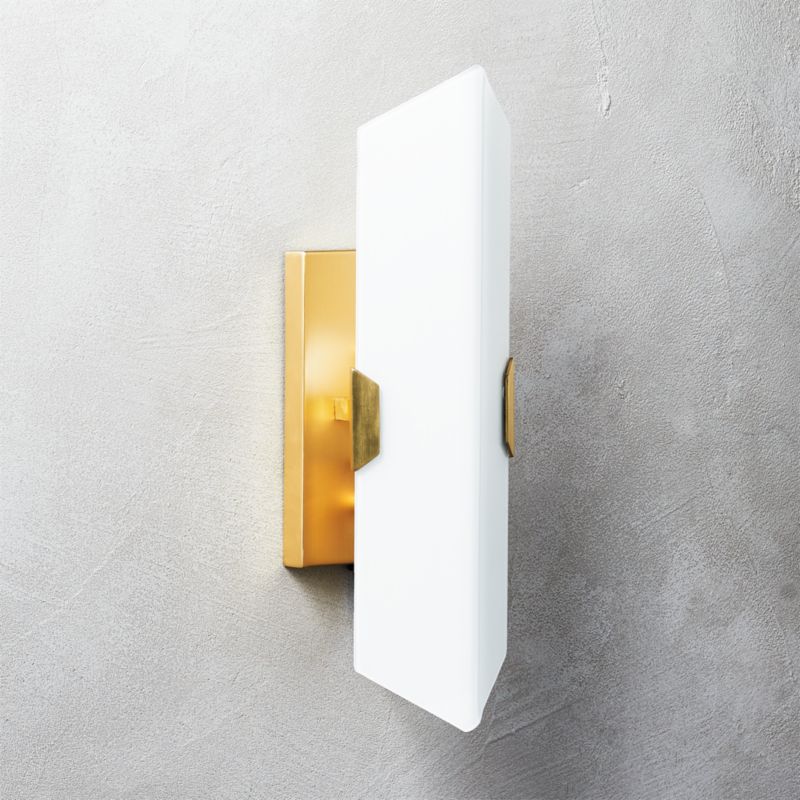Fragment Glass Wall Sconce CB2
